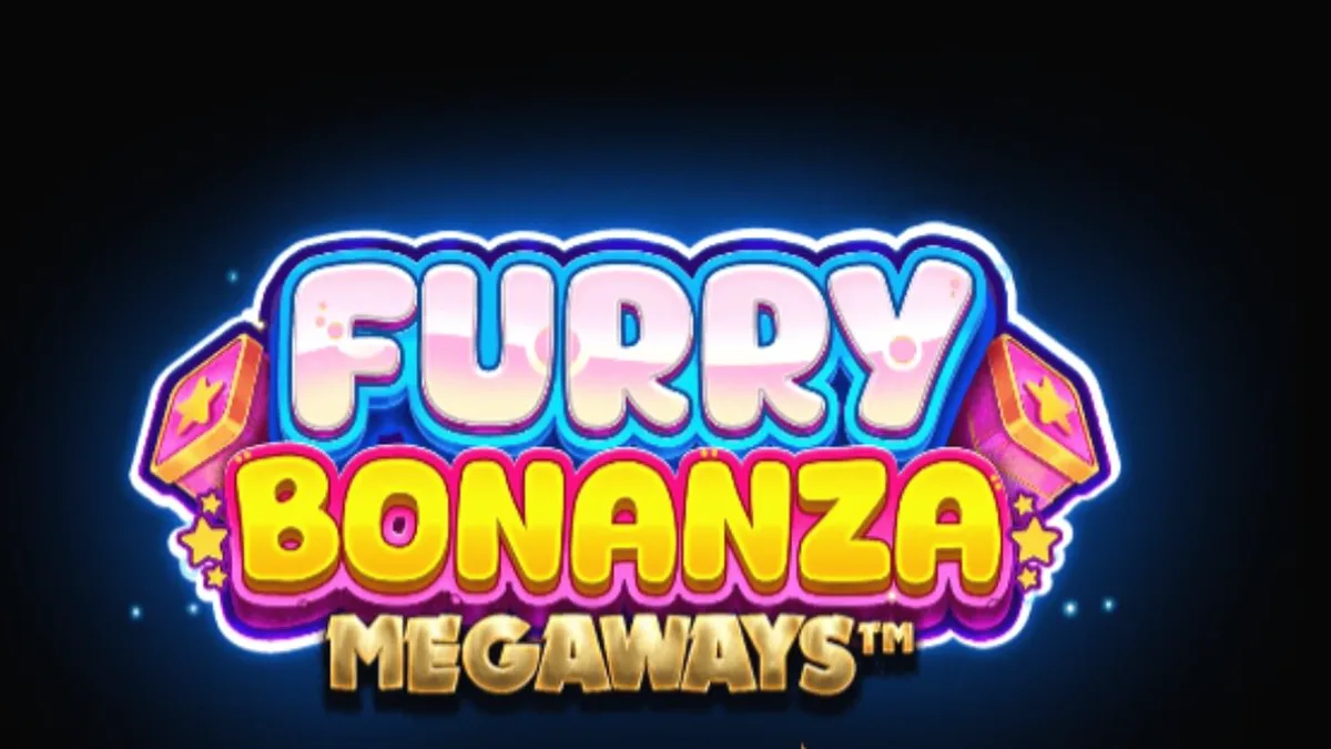 Tampilan visual karakter beruang lucu dalam slot Furry Bonanza Megaways