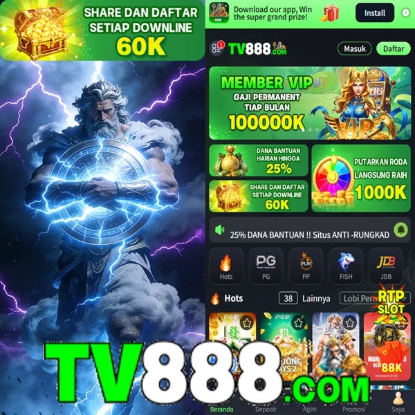 TV888 Bonus Member Baru 100%